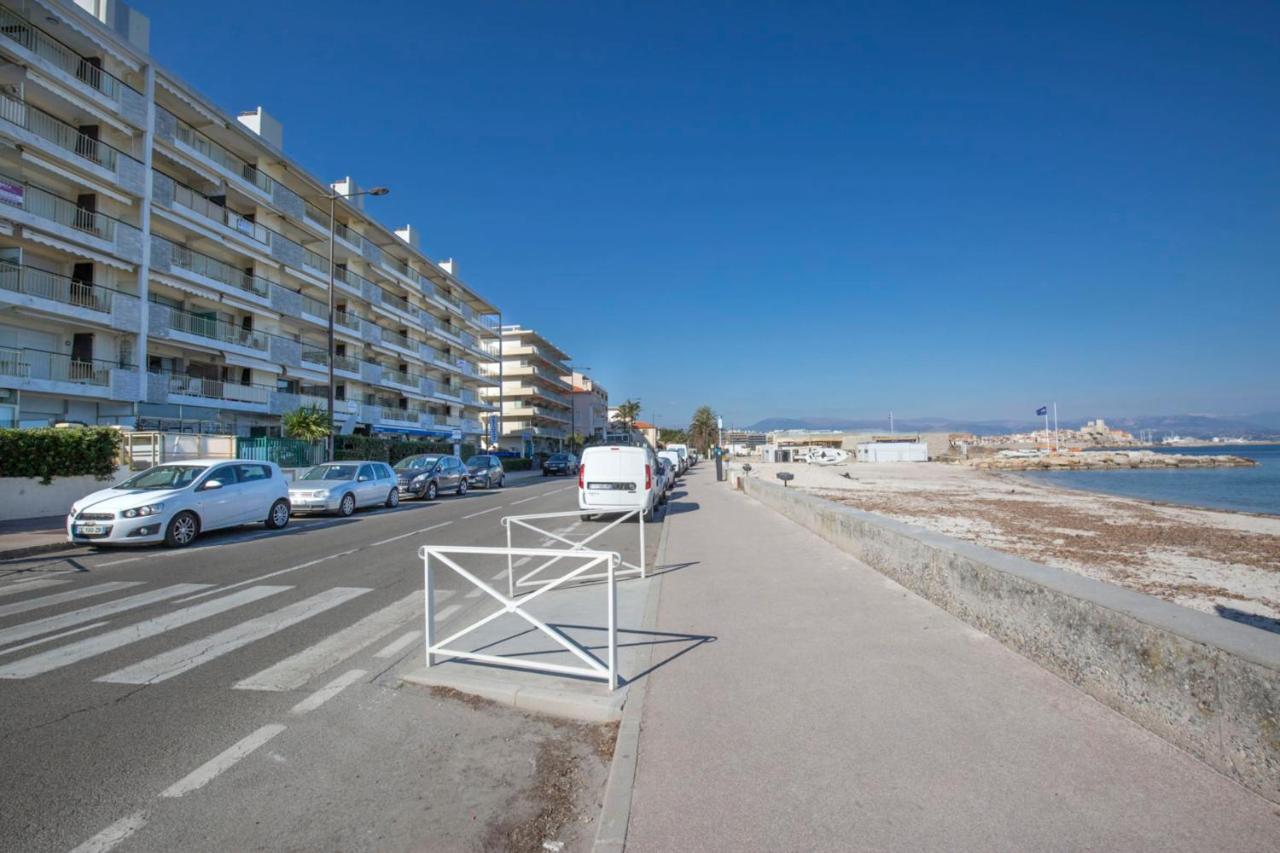 Seafront One Bedroom Apartment With A Terrasse Swimming Pool And A Parking อองทีบส์ ภายนอก รูปภาพ